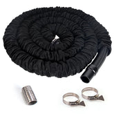 MytheeTale extended 27 ft RV sewer hose enables flexible routing on long trips.