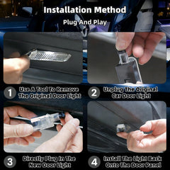 Mzdbruihong personalized logo-light enhances car ambience