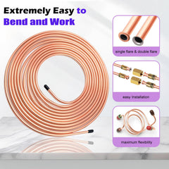 mznowsea kit components display with 16 flare nuts for reliable fittings
