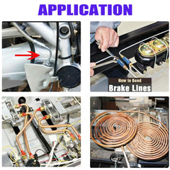mznowsea brake line in use in a hydraulic system setup