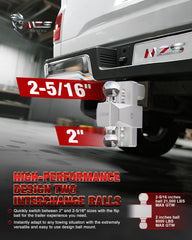 MZS 3-inch receiver compatibility for a precise hitch fit