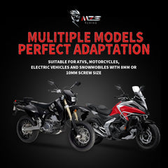 MZS easy-install aftermarket mirrors install without bike modification.