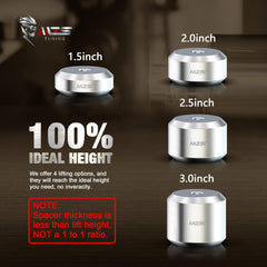 Increased ground clearance supports larger tires during daily driving