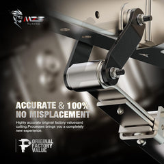 MZS front stance improved after installation for better approach angles