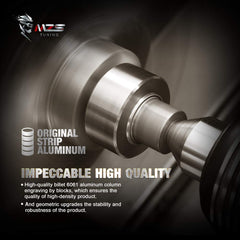 MZS kit increases ground clearance and fender clearance for larger wheels.