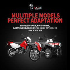 MZS motorcycle mirrors quick install adapters for versatile setups