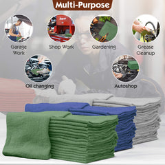 Nabob Wipers highly absorbent 14x14 towels soak up spills quickly in workshops.