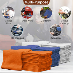 Nabob Wipers lint-free blue towels used dry or wet for shop tasks.