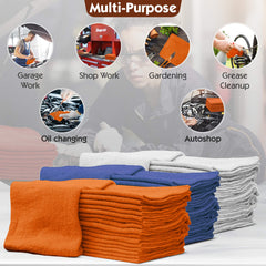 Nabob Wipers towels with reinforced four-sided stitching resist wear.