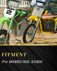 NACORE MX650 eyelet holes enable quick, secure attachment to compatible bikes