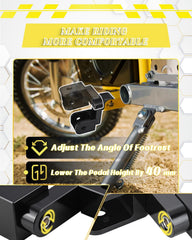 NACORE MX650 bracket installed on Razor MX650 demonstrates sturdy aluminum build