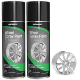 NADAMOO wheel rim spray paint can front view refreshing aluminum wheels with durable semi-gloss finish.