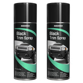 NADAMOO automotive black trim spray paint can front view for durable bumper restoration