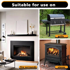NADAMOO grill grate in matte black highlights durable protection