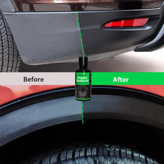 NADAMOO Plastic Restorer soft-cloth-application enables precise wipe-on coating.