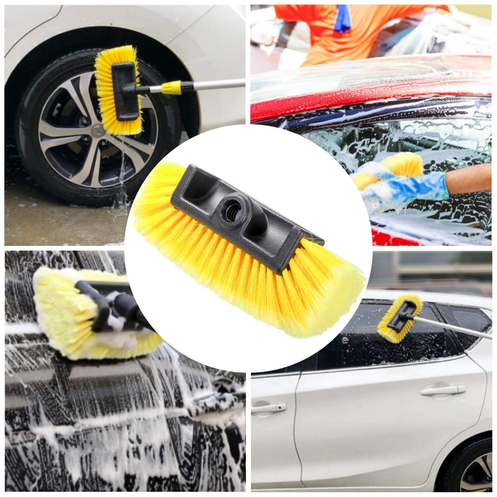 Nagpew yellow brush head enhances visibility during washing.