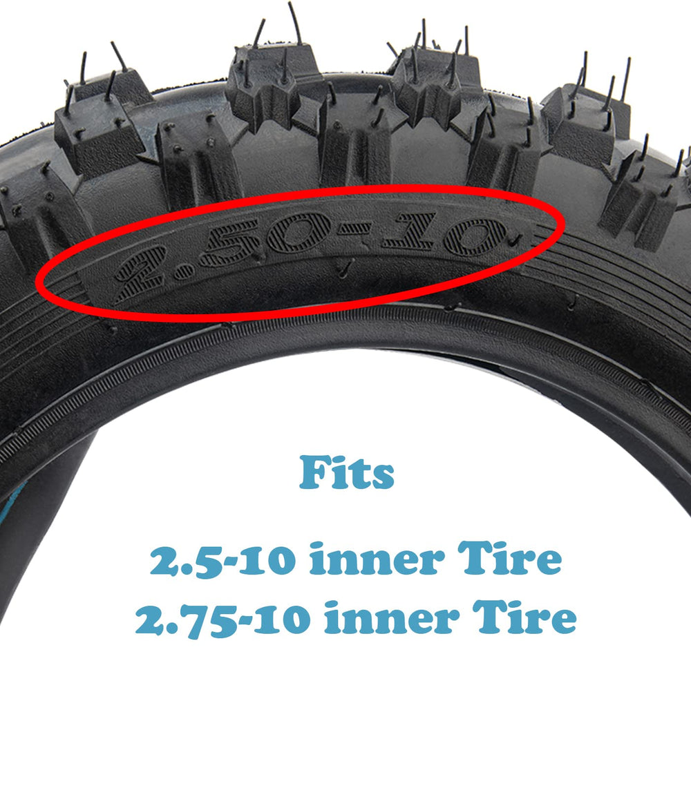 NAKAAOSIK 2.5-10 tire tread detail showing grip patterns