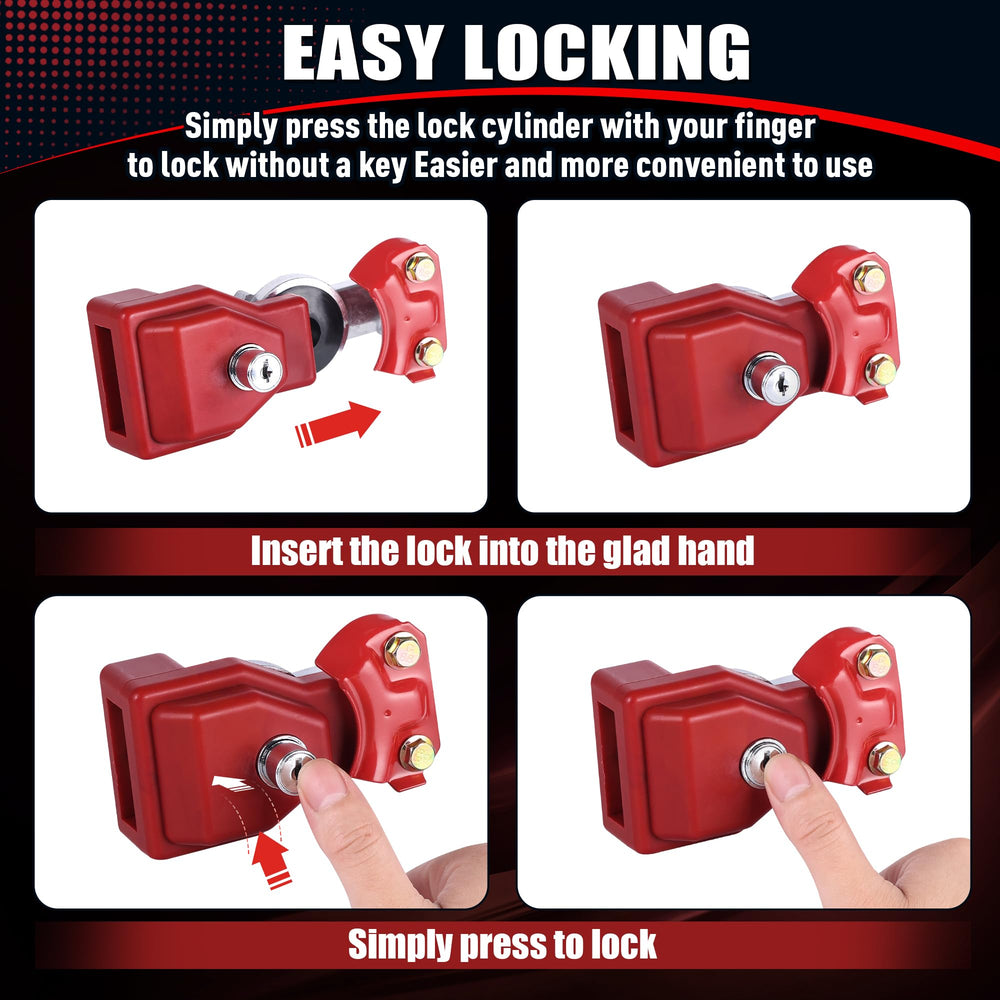 NAKANEKO lock dimensions 2.5x1.4x3.3 inches illustrate compact fit