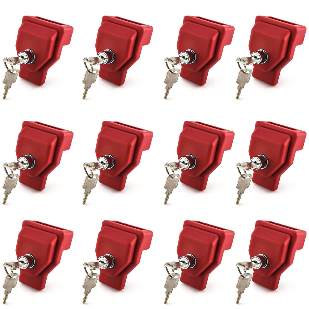 NAKANEKO plastic gladhand lock front view enhances trailer security during loading