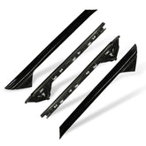 Nakkaa A-pillar molding left close-up highlights durable trim and refined cabin aesthetics.