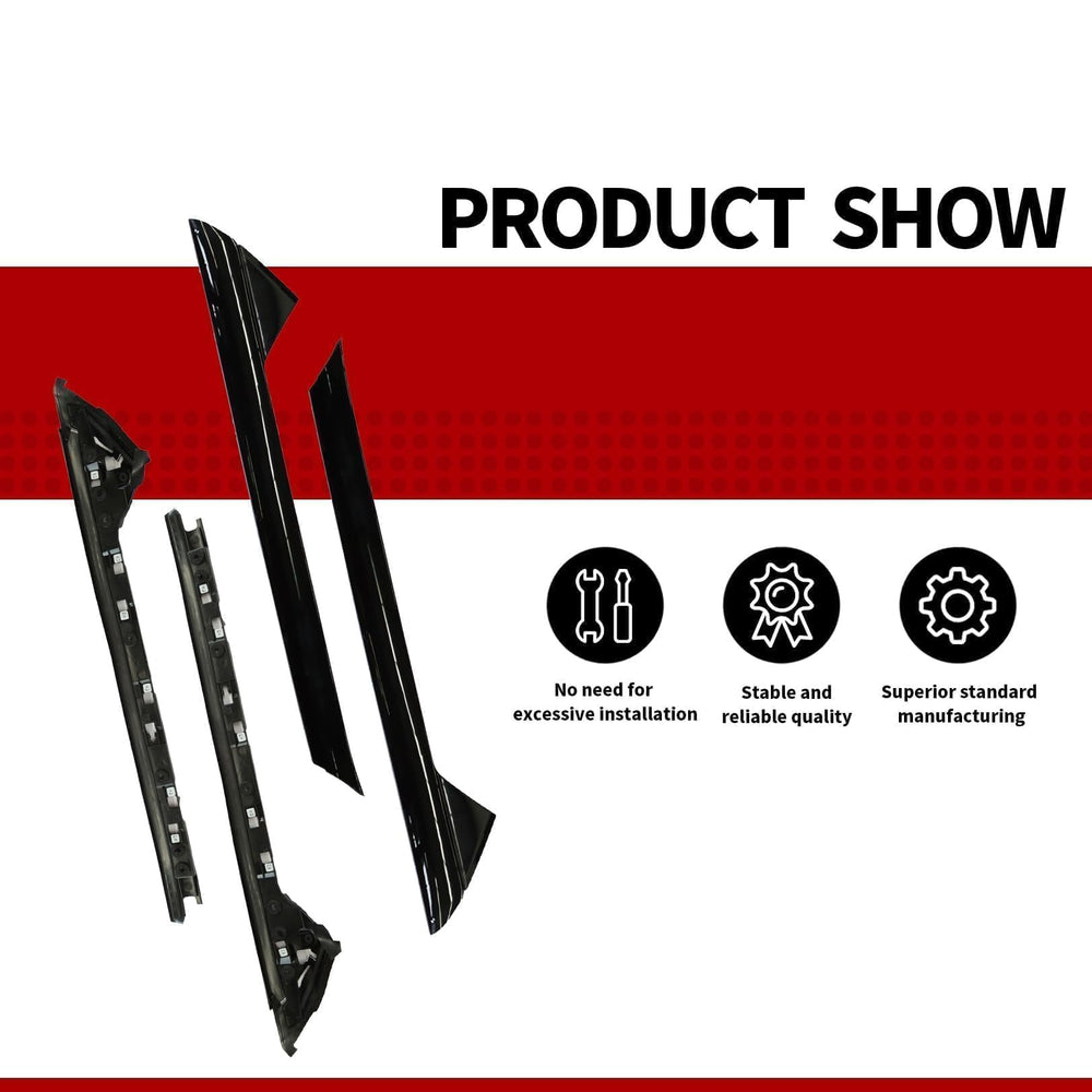 Nakkaa A-pillar molding sound insulation highlight reduces wind noise at highway speeds.