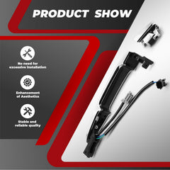 Nakkaa front-right angle view of chrome exterior handle.