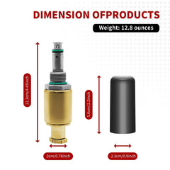 Nakkaa IPR valve rear view for easy replacement on F-series