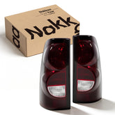 Nakkaa smoked tail lights left assembly for Silverado enhance visibility and style.