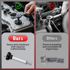 Nakonic installation-ready kit with eight bolts for valve cover replacement.