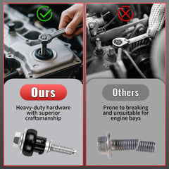 Nakonic OEM-replacement bolts provide Ford and Mercury compatibility.