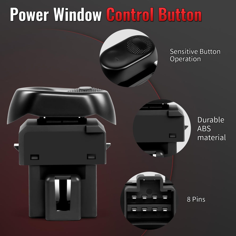 Nakonic window switch with green LED indicator for status visibility