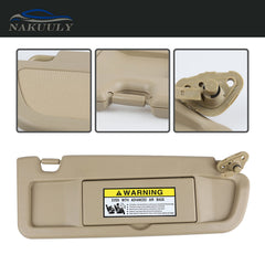 Nakuuly installation kit for beige Civic sun visors supports direct replacement fit.