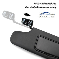 Nakuuly sun visor is easy to install for a quick interior refresh.