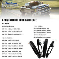 Nakuuly exterior black door handle front right with cohesive finish