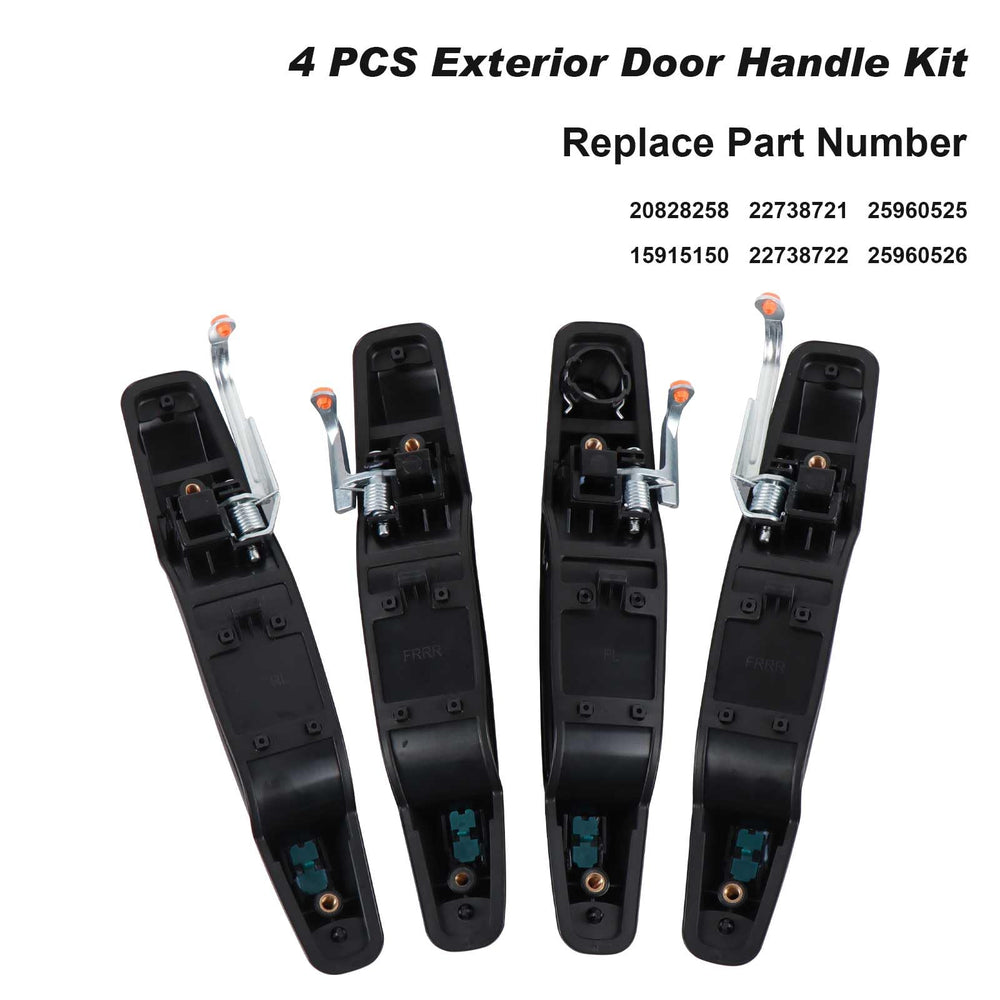 Nakuuly exterior black door handle kit shows durable construction