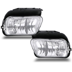 Nakuuly fog lamp left front for Chevy Silverado 2003-2006 enhances nighttime visibility