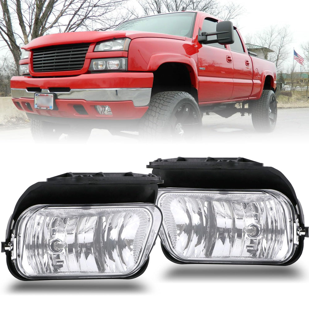Nakuuly fog lamp right front for Silverado 1500HD 2500HD enhances night visibility