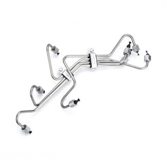 Nakuuly fuel lines set front closeup; ready to install in Ford IDI engines