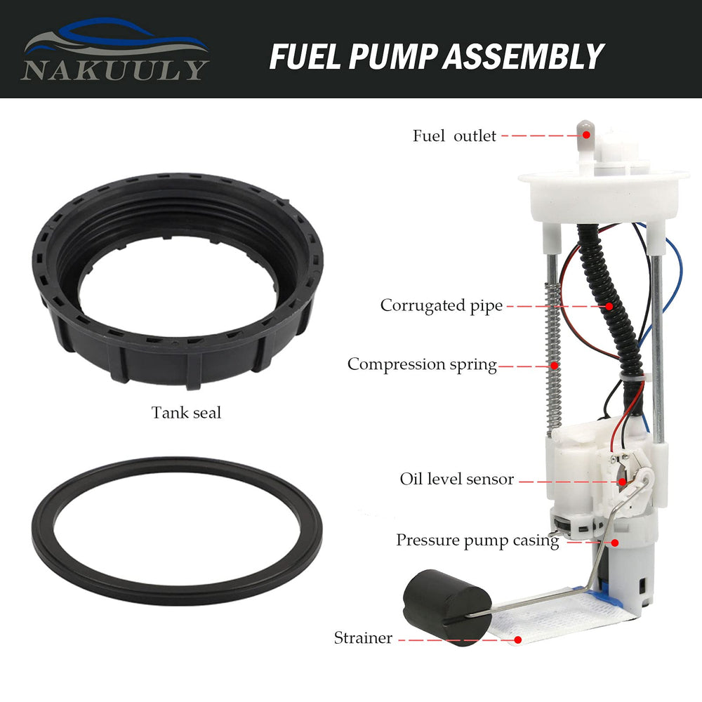 Nakuuly fuel pump assembly installation in rugged Polaris RZR for injector-friendly fueling.