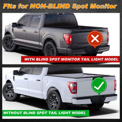 Nakuuly left driver-side tail light with rugged construction for durability.