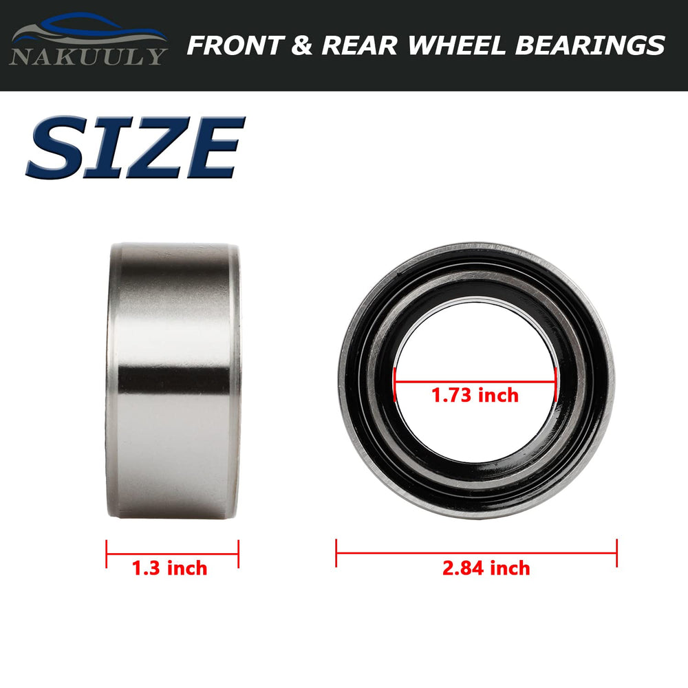 Nakuuly bearings with precise tolerance support smooth, quiet operation.
