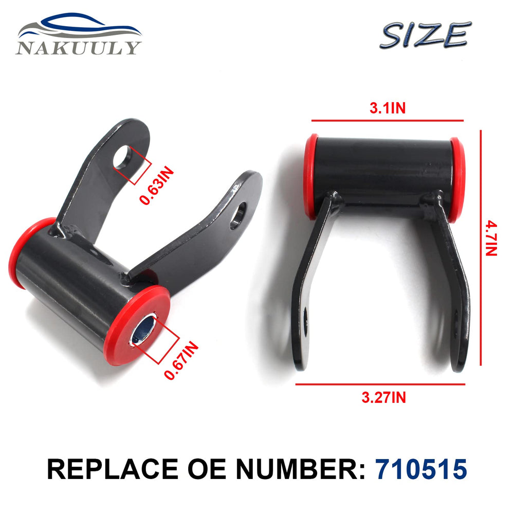 Nakuuly rust resistant coating protects the shackle kit from corrosion and wear