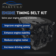 Nakuuly serpentine drive belt supports power accessories with reliable grip.