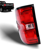 Nakuuly tail-light left driver side for Chevy Silverado 2014-2015, easy plug-and-play replacement.