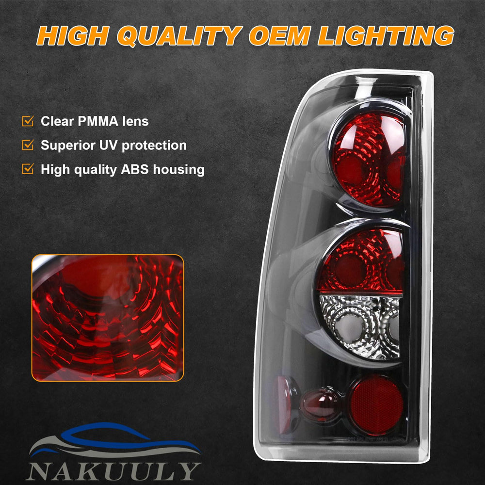 Nakuuly tail light installed in vehicle showing secure fit and visibility