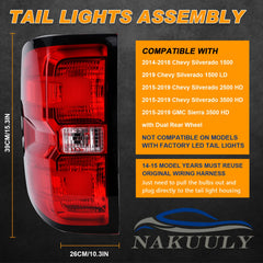 Nakuuly tail light close-up showing clear lens and finish