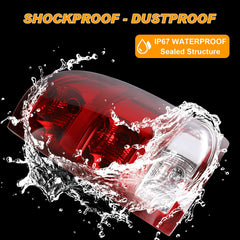 Weatherproof seal on Nakuuly tail light for all-season use