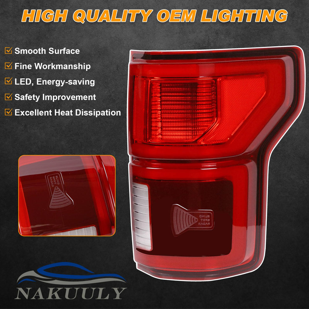 Nakuuly tail light plug-and-play installation example for F-150