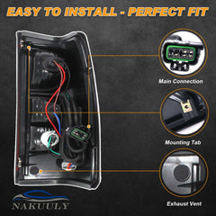 Nakuuly tail light housing resists water for all-weather use