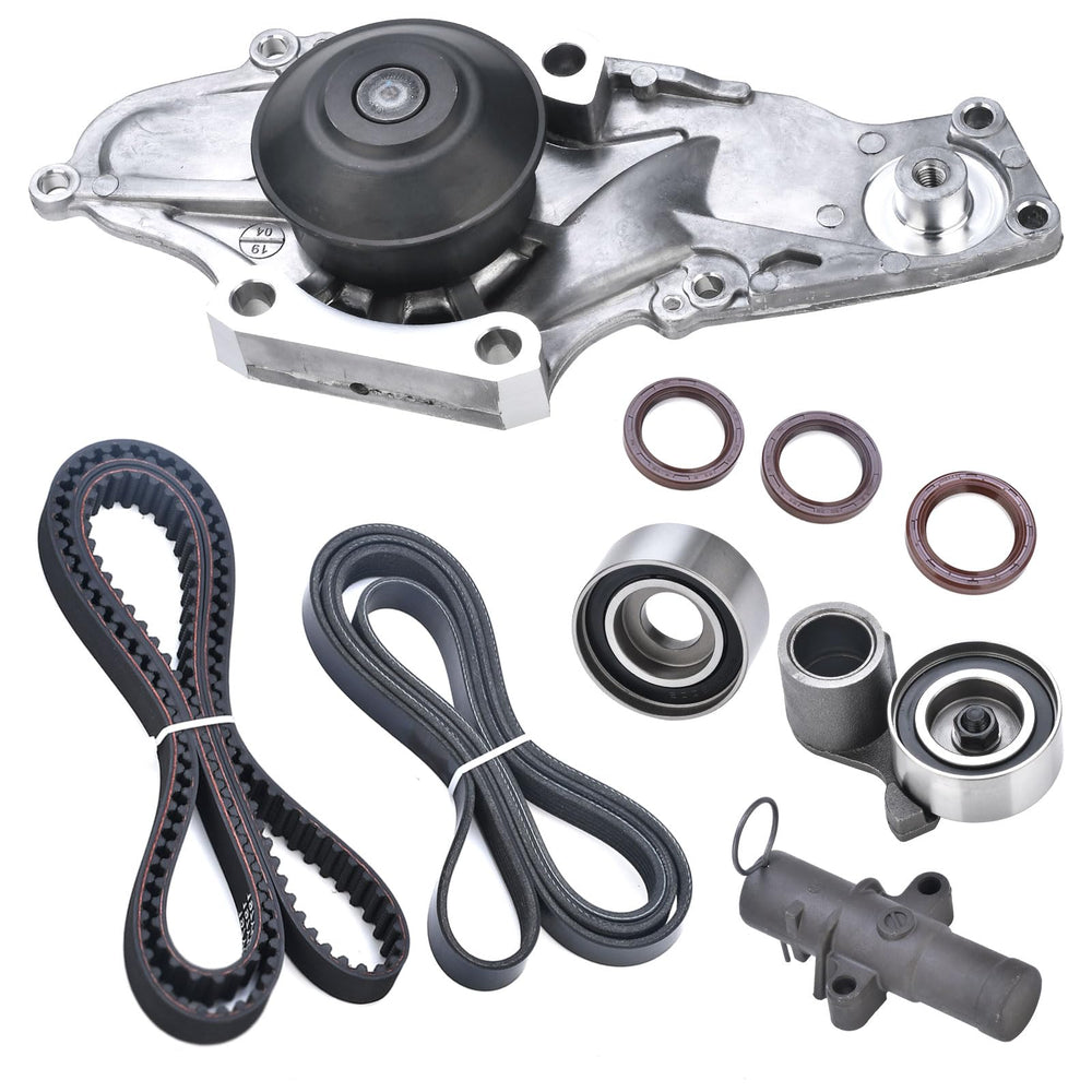 Nakuuly timing belt kit water pump maintains synchronized engine timing for smooth operation.